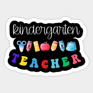 Kindergarten Teacher Shirt Sticker